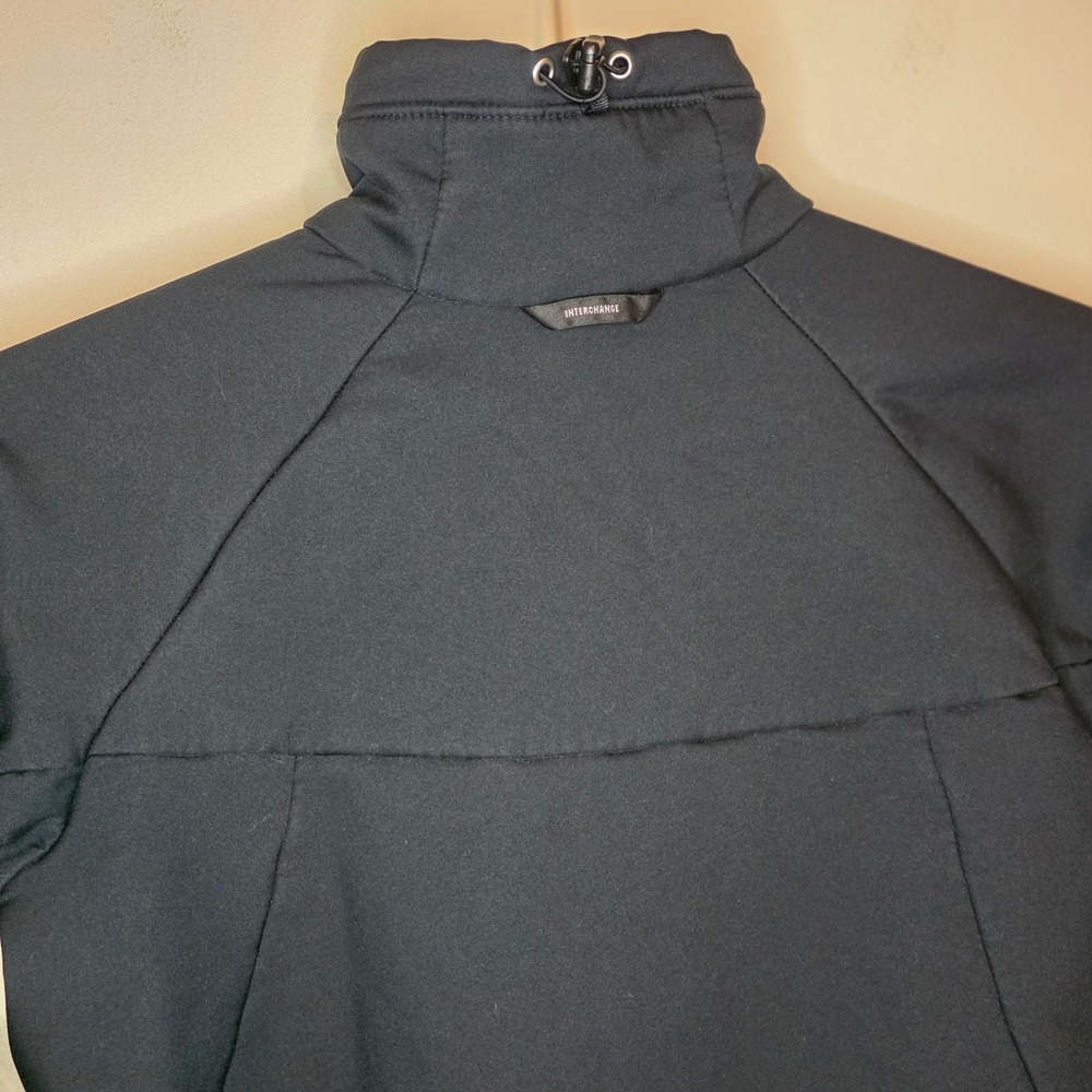 Columbia Interchange Jacket Black Zip Up Fleece Lined Women's Medium *FLAWED - Picture 3 of 7